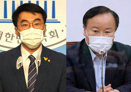 김남국 더불어민주당 의원(왼쪽)과 김재원 국민의힘 최고위원(오른쪽).김남국·김재원 페이스북 사진 갈무리